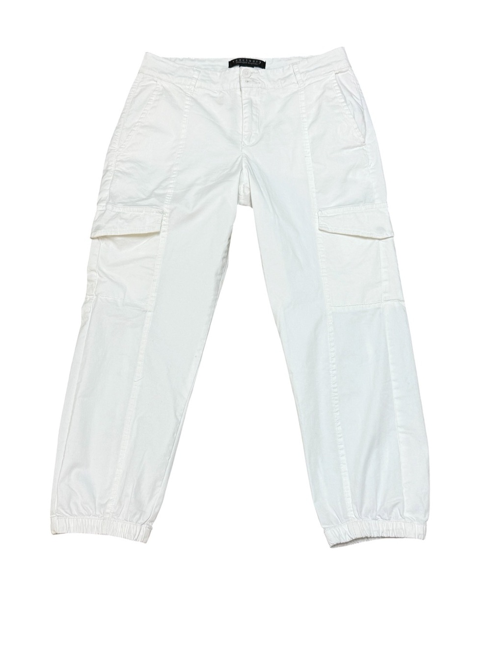 Sanctuary White Cargo Jogger Pants Size 30 Utility Style